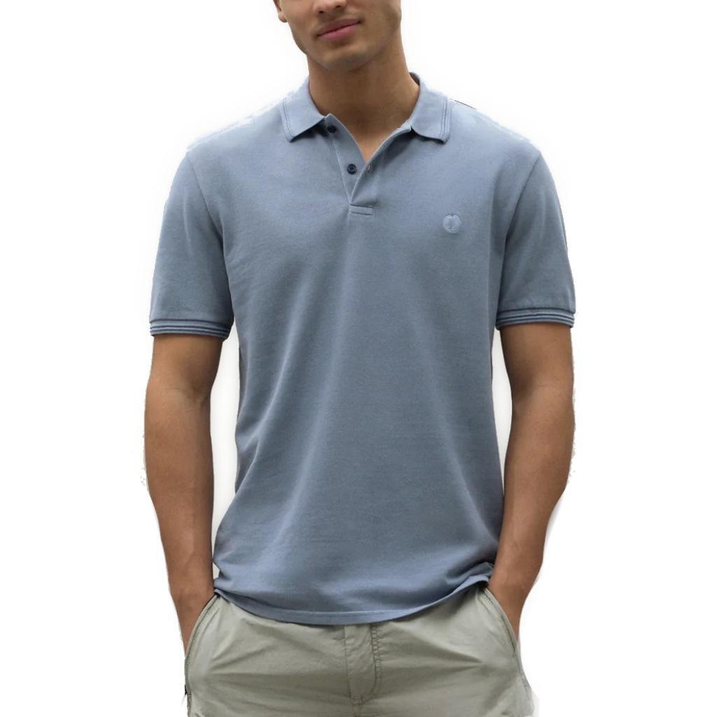 ECOALF ANOALF BECAUSE POLO Niebieski