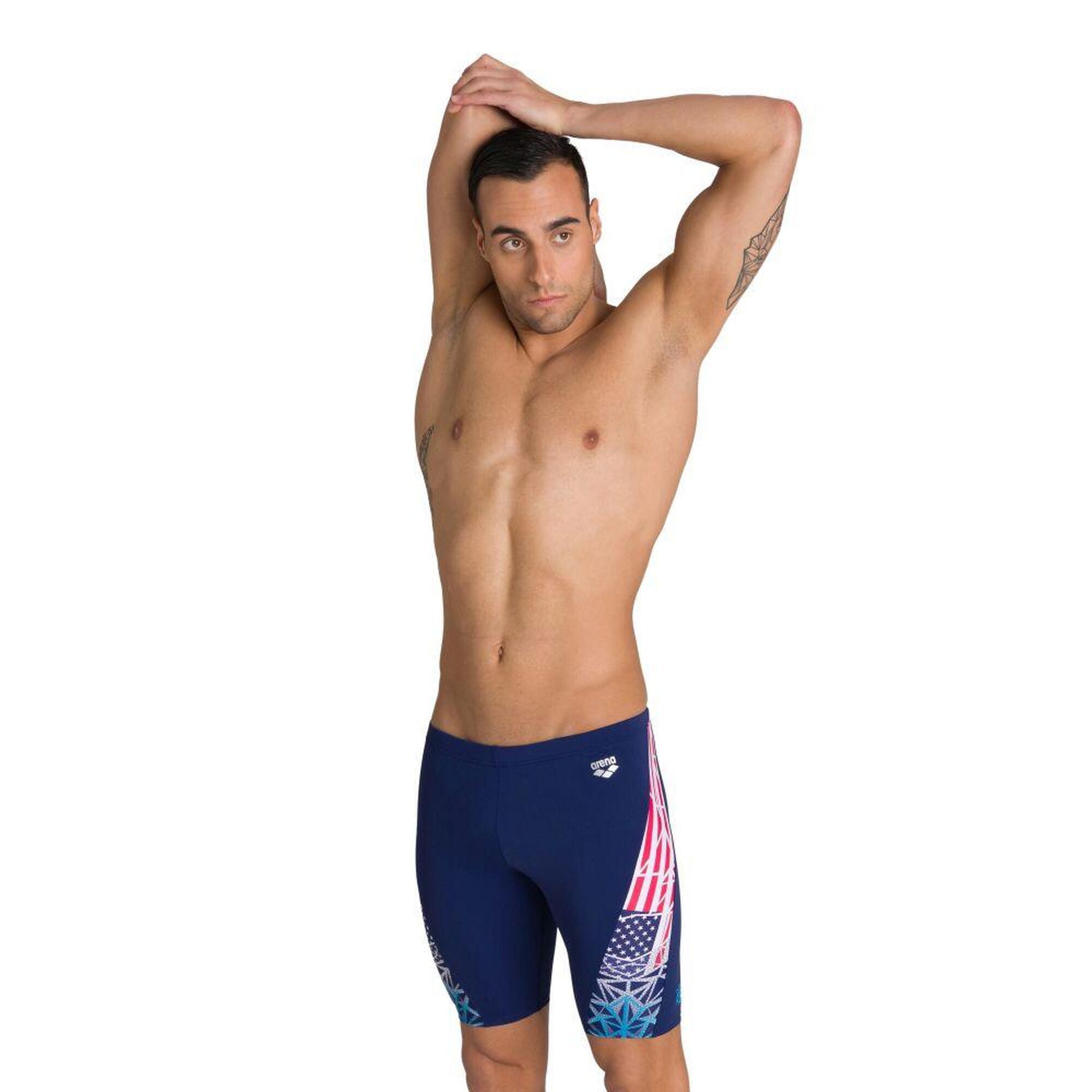 Kąpielówki męskie spodenki kąpielowe jammery na basen Arena Bishamon