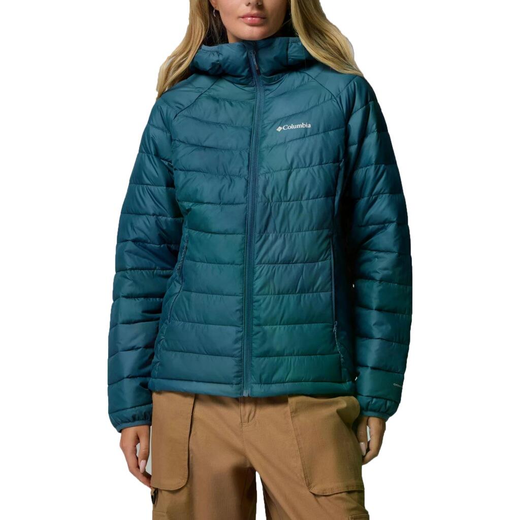 Kurtka COLUMBIA POWDER LITE II HOODED JACKET Niebieski
