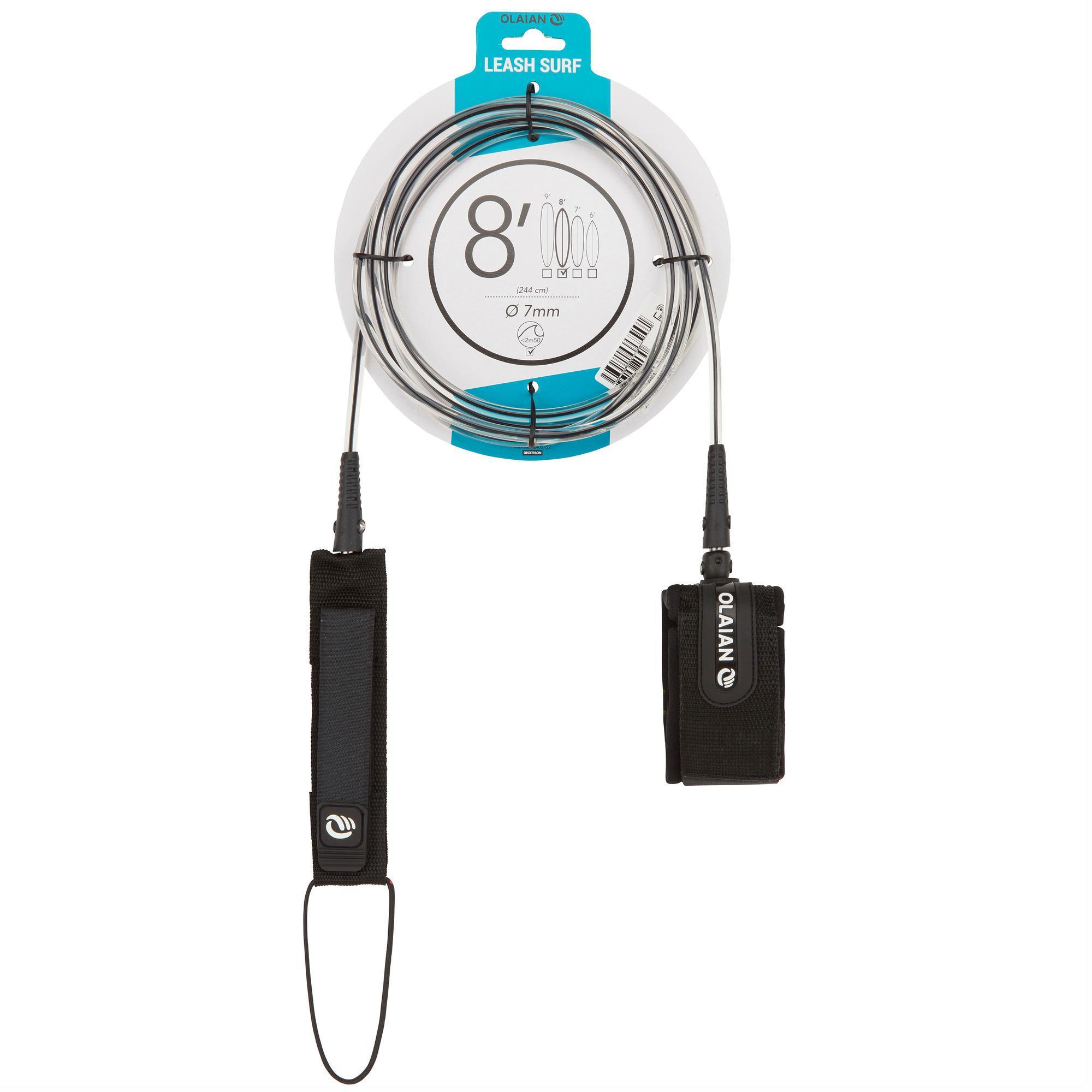 Leash do deski surfingowej 8' (240 cm) Ø 7 mm