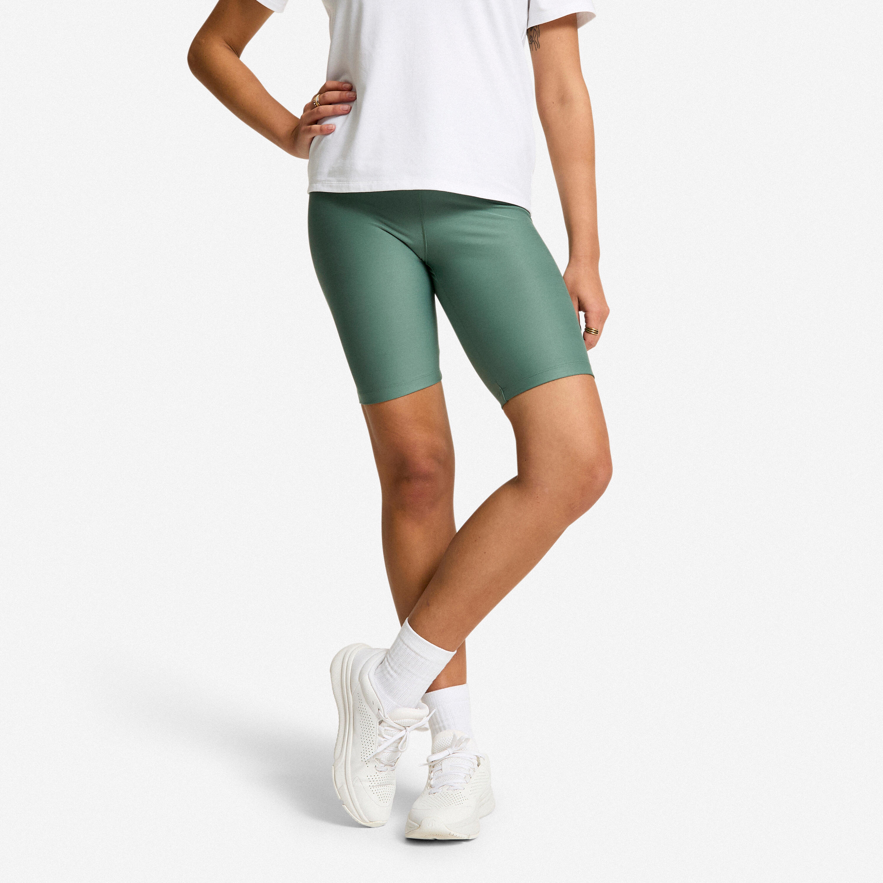 Legginsy fitness damskie Domyos krótkie