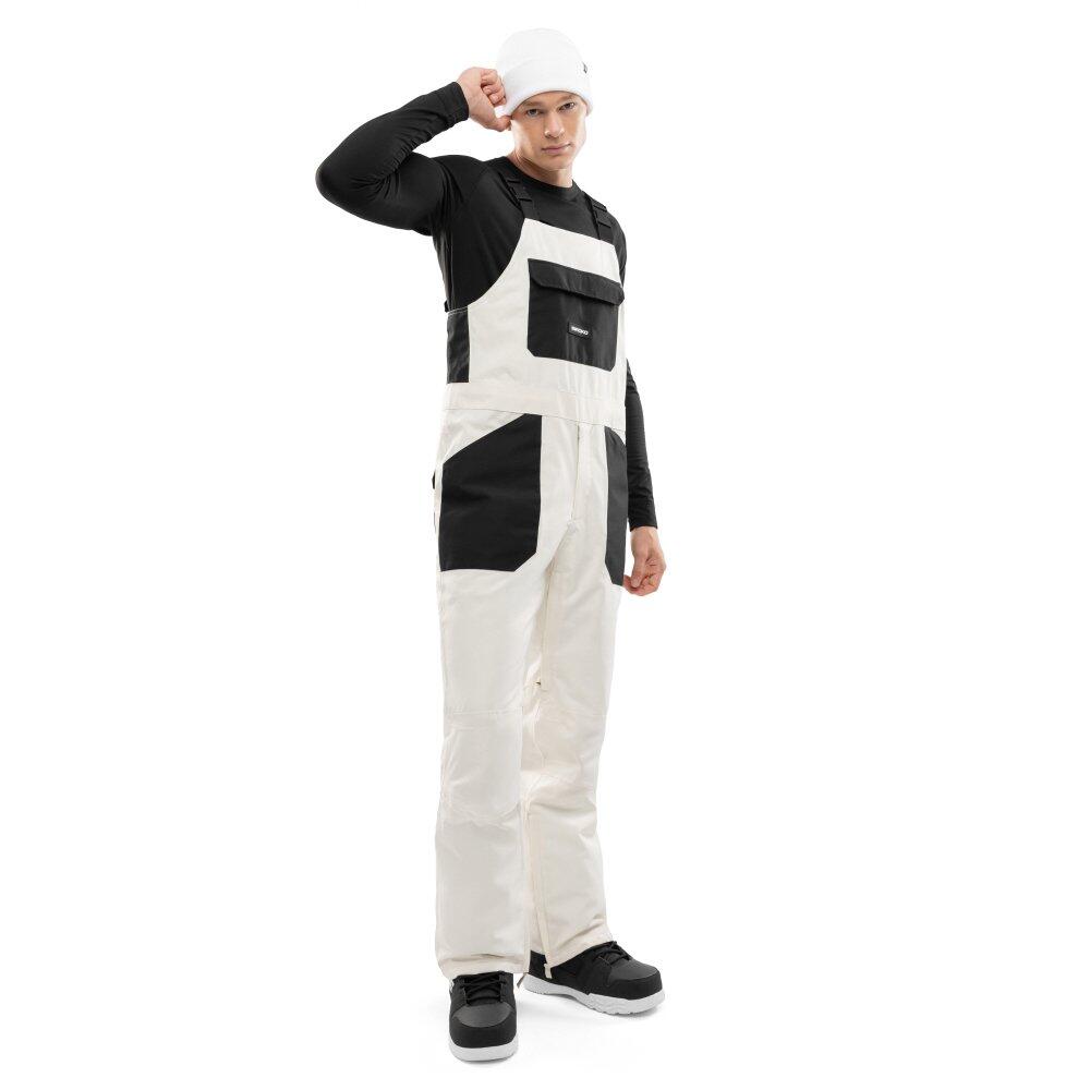 Męskie spodnie snowboardowe z szelkami Sporty zimowe Siroko B1 Appi