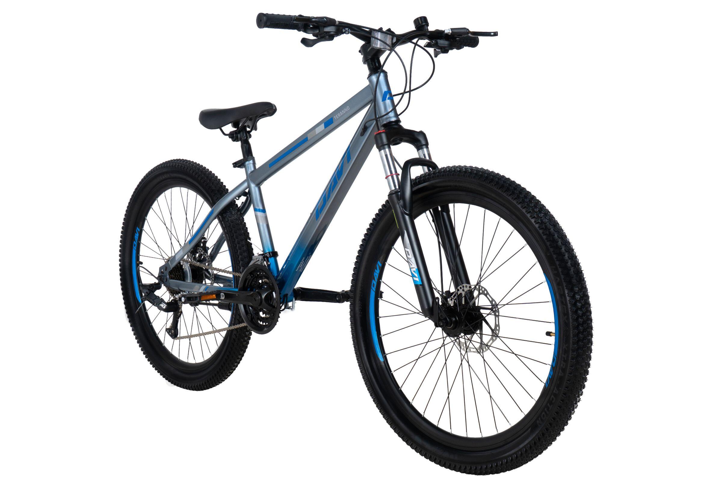 Rower MTB Davi Terrano Pro 26, 145-170 cm, 21 biegów, Szary/Niebieski