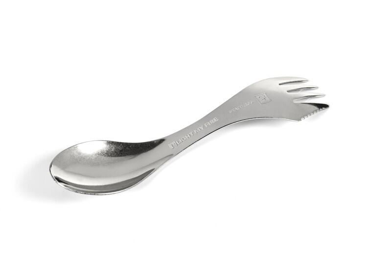 Niezbędnik Spork sztućce turystyczne ze stali nierdzewnej