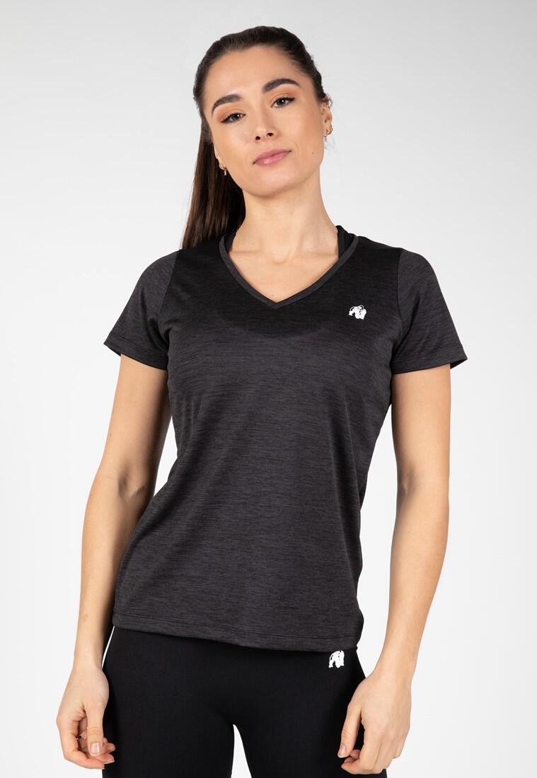 Elmira V-Neck Koszulka - Czarny