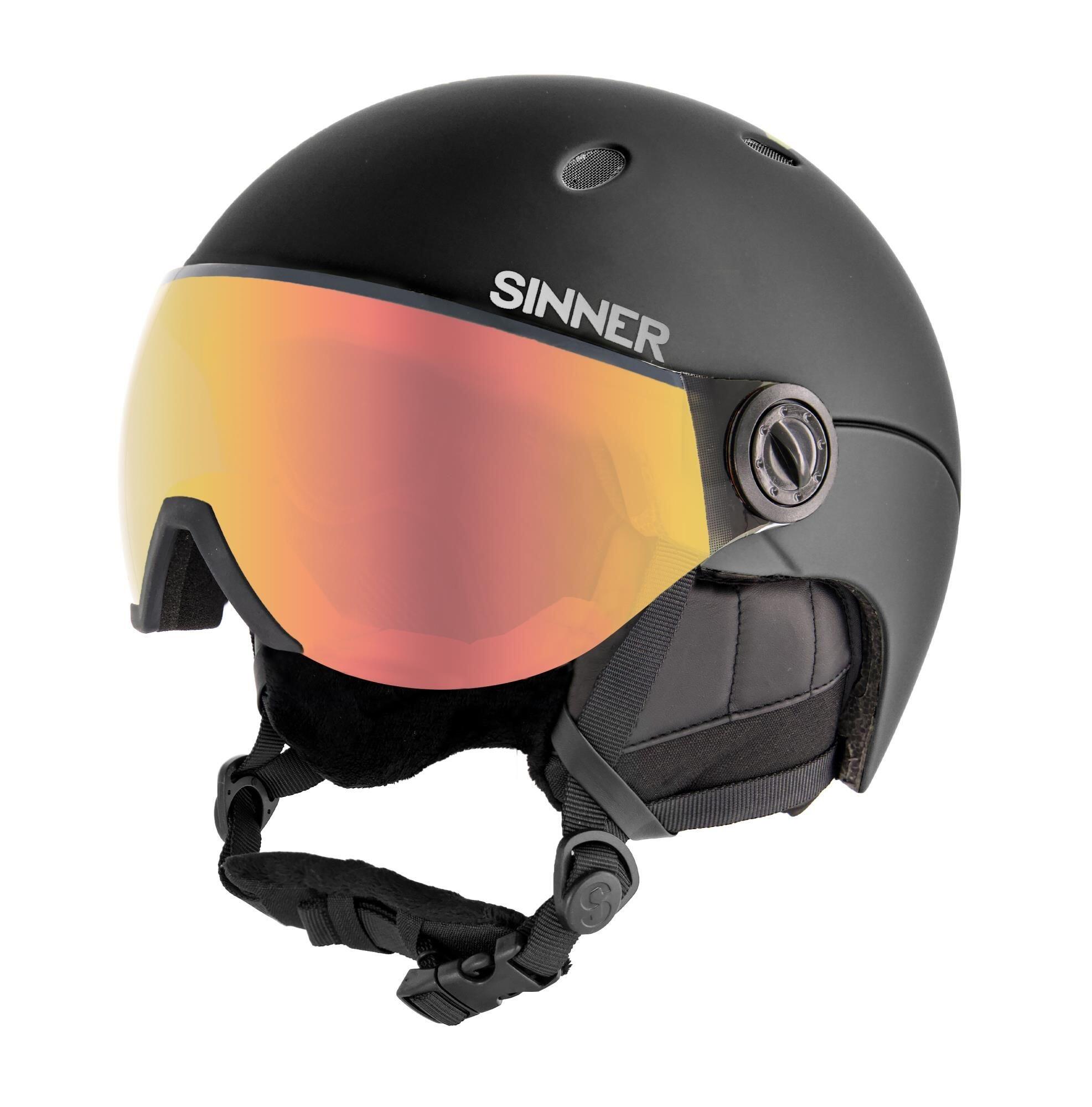 SINNER TITAN VISOR kask narciarski - Czarno-matowy