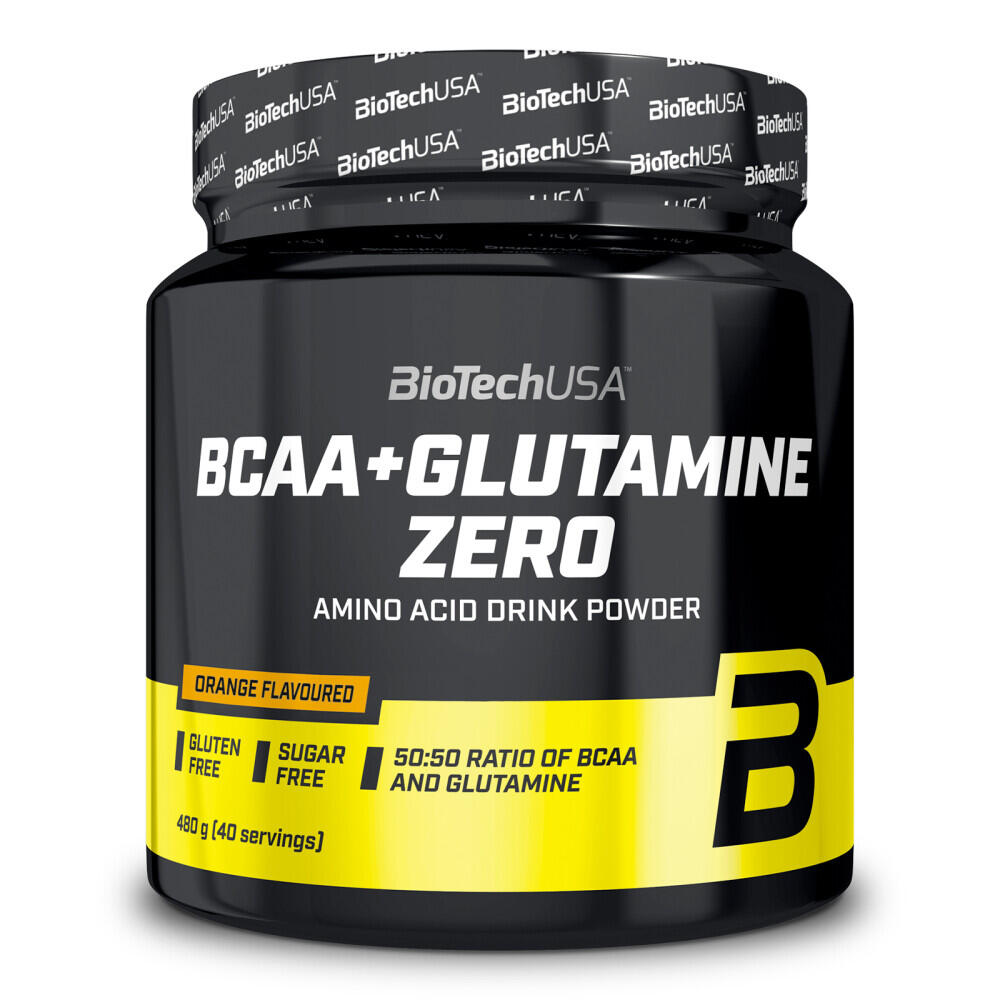 BCAA + GLUTAMINE ZERO 480g ORANGE