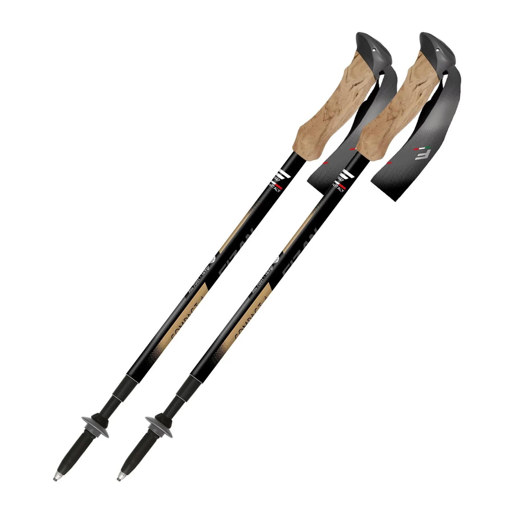 Kije trekkingowe Fizan Compact 4 Tech