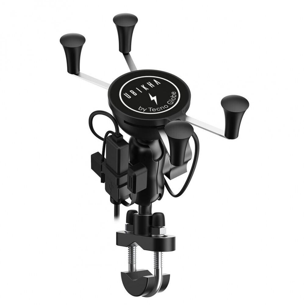 Uchwyt do smartfona z ładowarką indukcyjną Ubikha