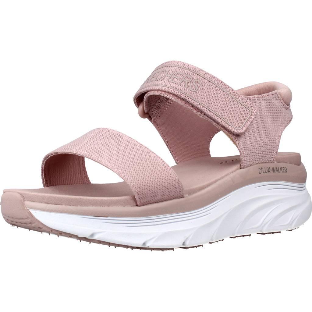 Sandały SKECHERS DLUX WALKER NEW BLOCK Rose