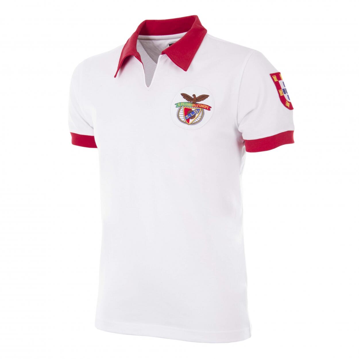 Koszulka piłkarska retro - dorosły - SL Benfica 1968 Wyjazdowa - Biały