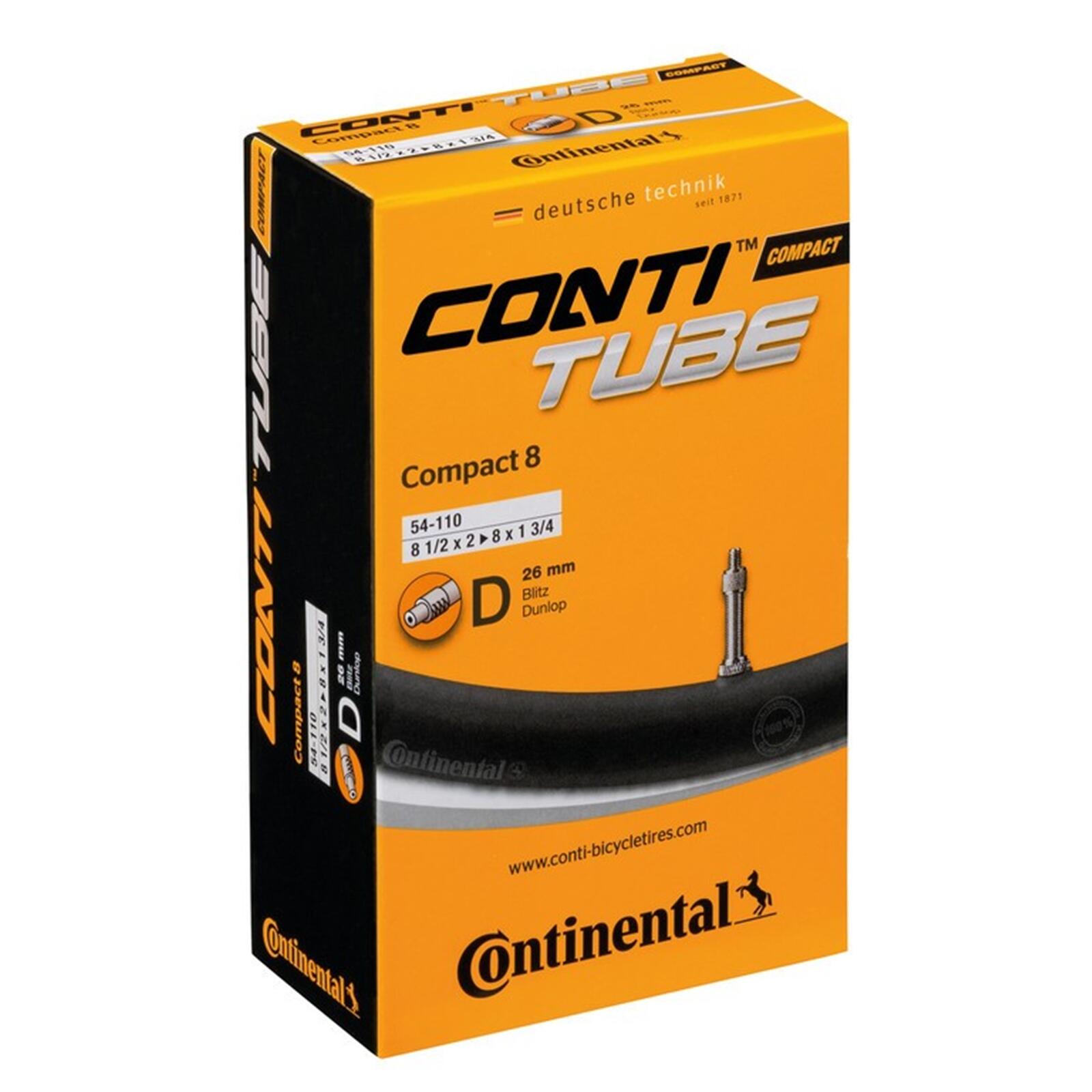 Zawór dętki dunlop Continental Compact 8x1/2x2