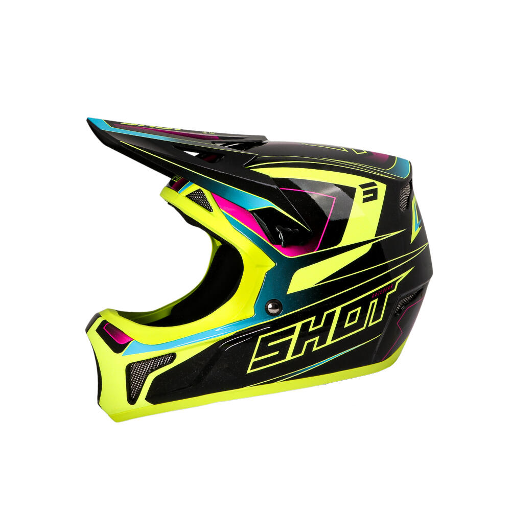 Kask pełnotwarzowy Shot Race Gear Level