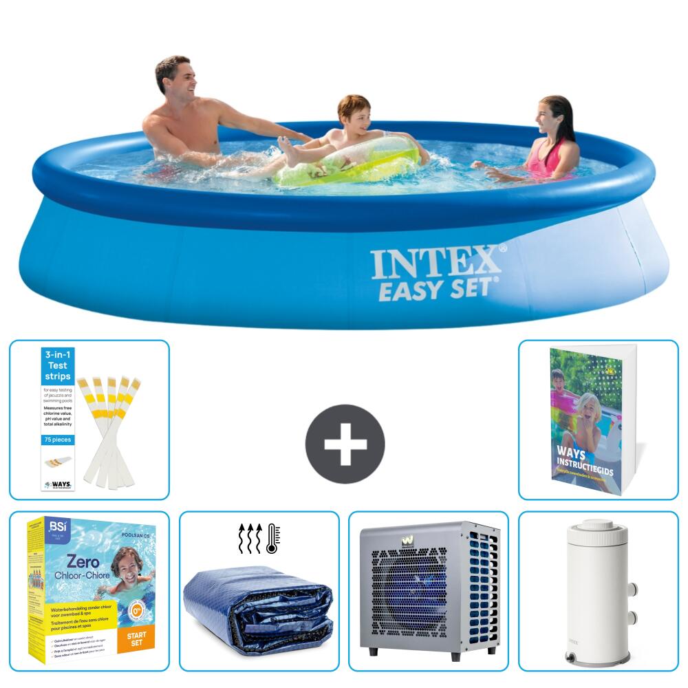 INTEX Basen Easy Set Okrągły - 366x76 cm - 7-częściowy S157