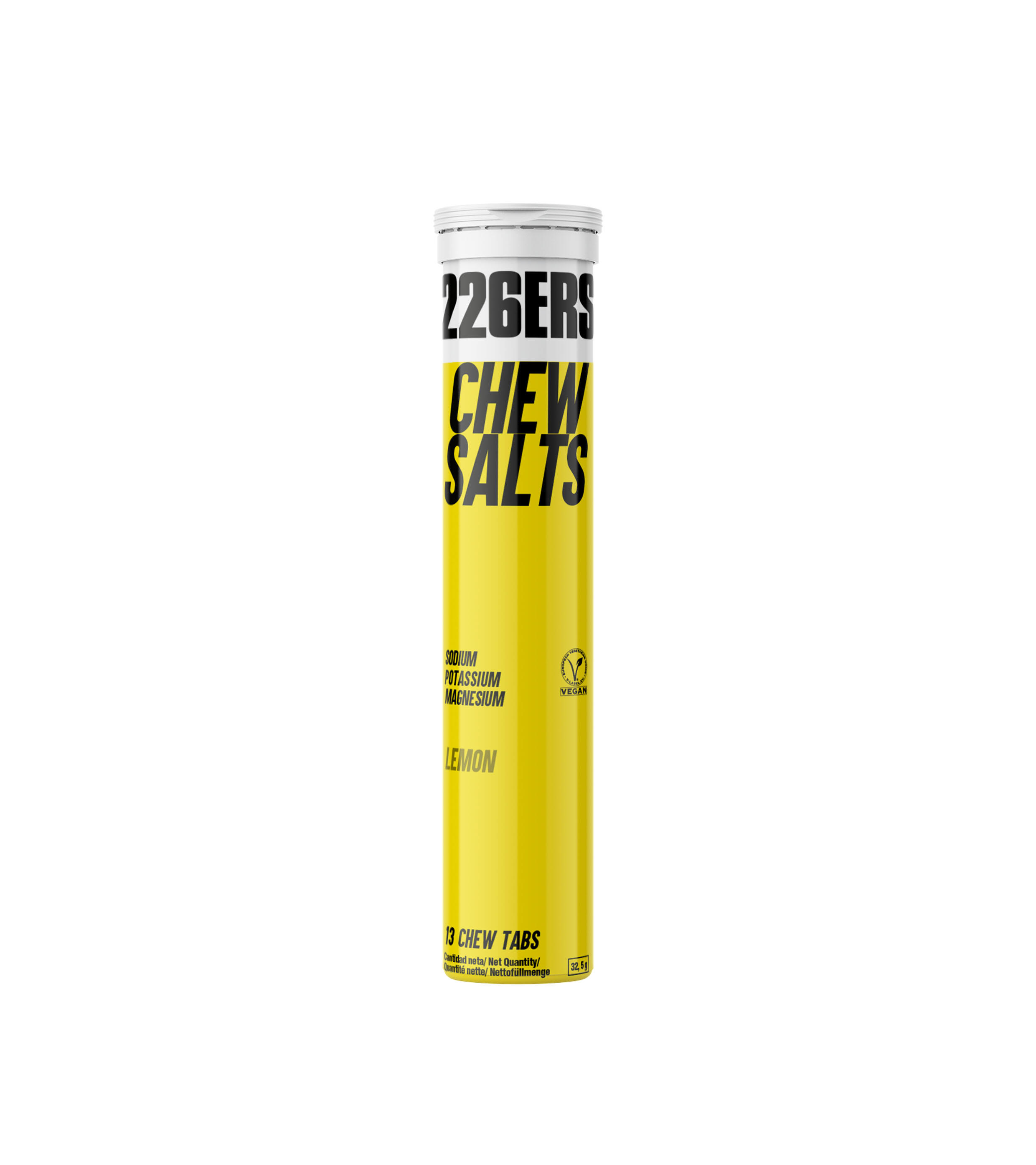 CHEW SALTS sole mineralne do ssania dla dorosłych 226ers, 13 sztuk smak cytryna