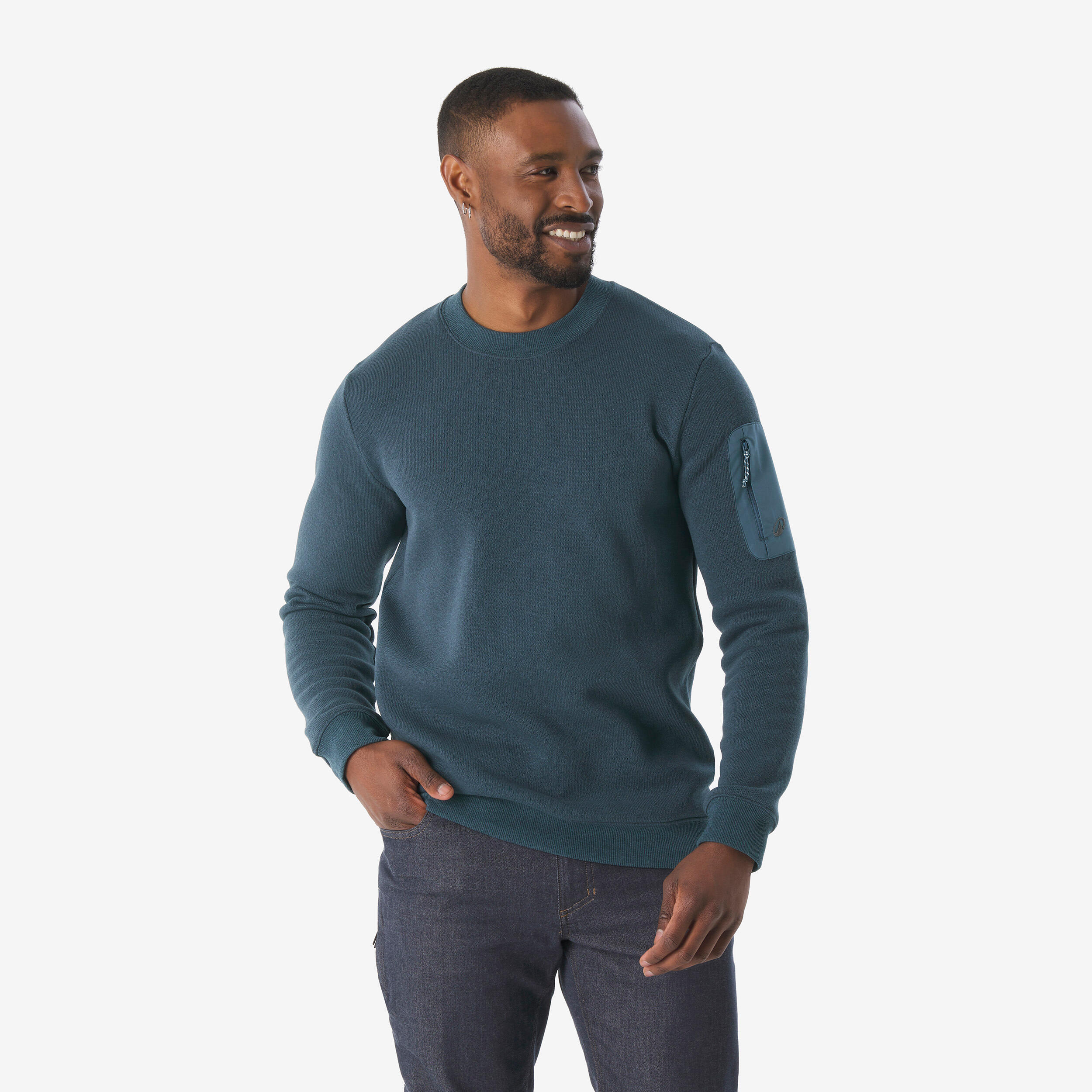 Second Life - Sweter turystyczny męski Quechua NH100 - Stan Doskonały