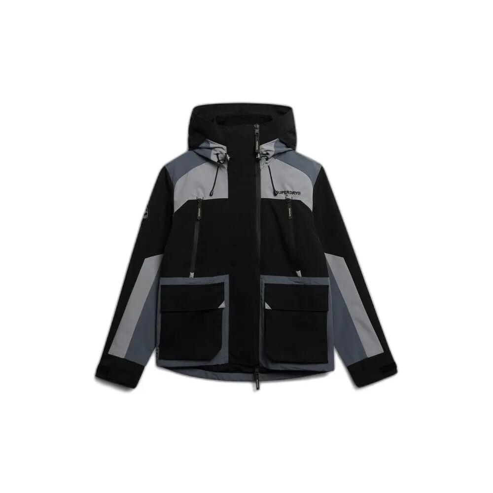 Kurtka przeciwdeszczowa z kapturem Superdry Colour Block