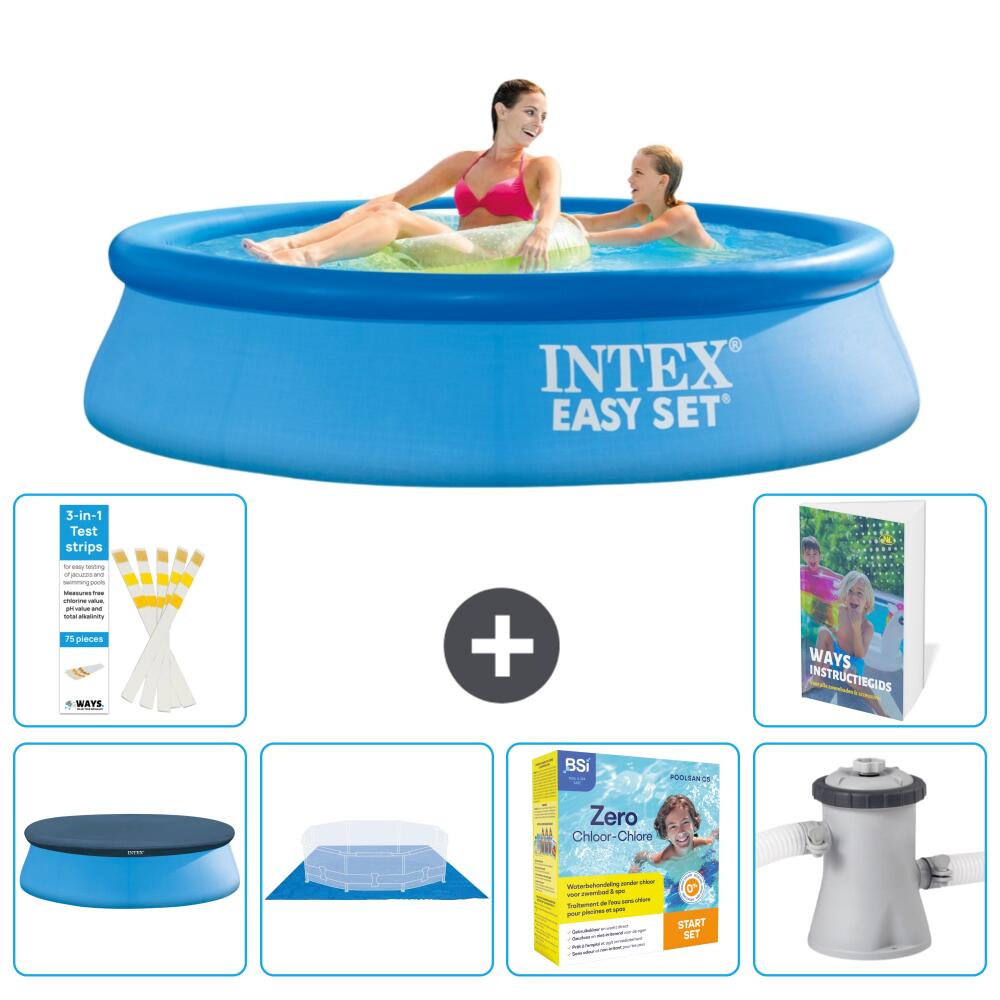 INTEX Basen Easy Set Okrągły - 244x61 cm - 7-częściowy S24