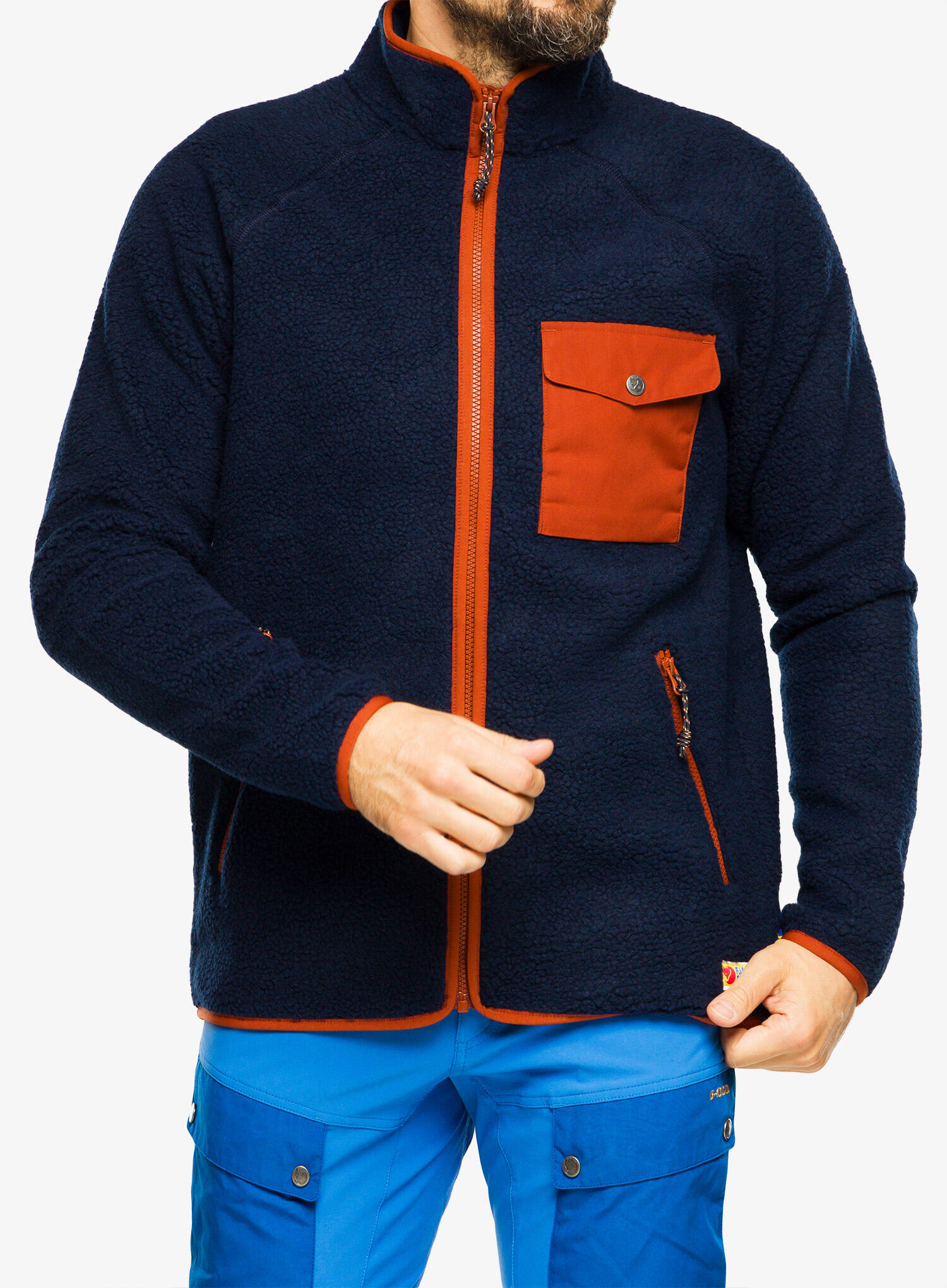 Kurtka polarowa męska Fjallraven Vardag Pile Fleece