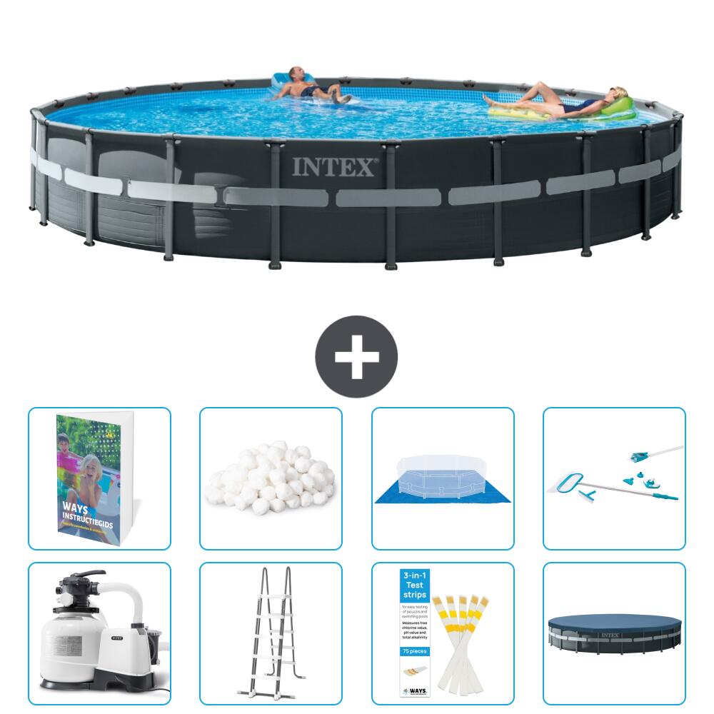INTEX Basen Ultra XTR Okrągły - 732x132 cm - 9-częściowy S675