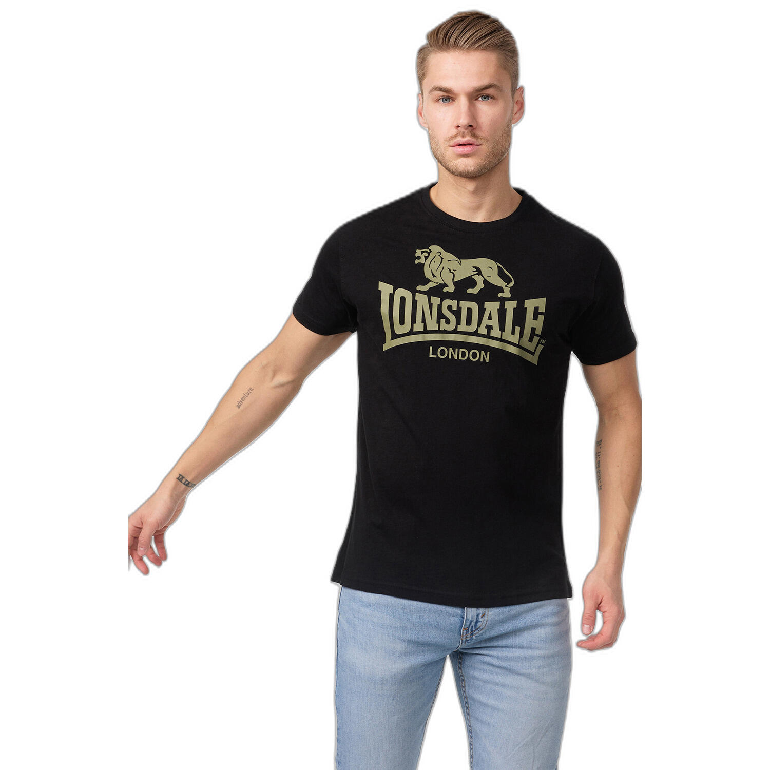 T-shirt o klasycznym kroju Lonsdale Logo