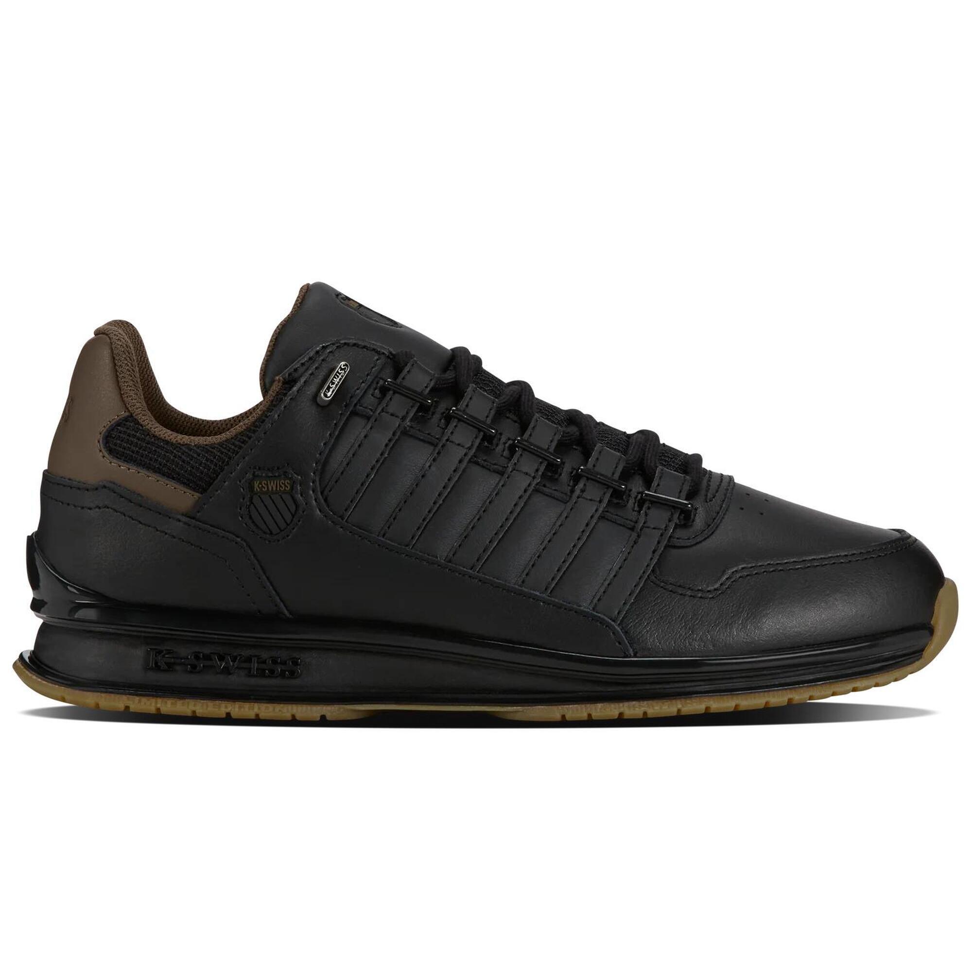 Sneakersy męskie K-Swiss Rinzler GT buty sportowe skórzane czarne (08907-097-M)