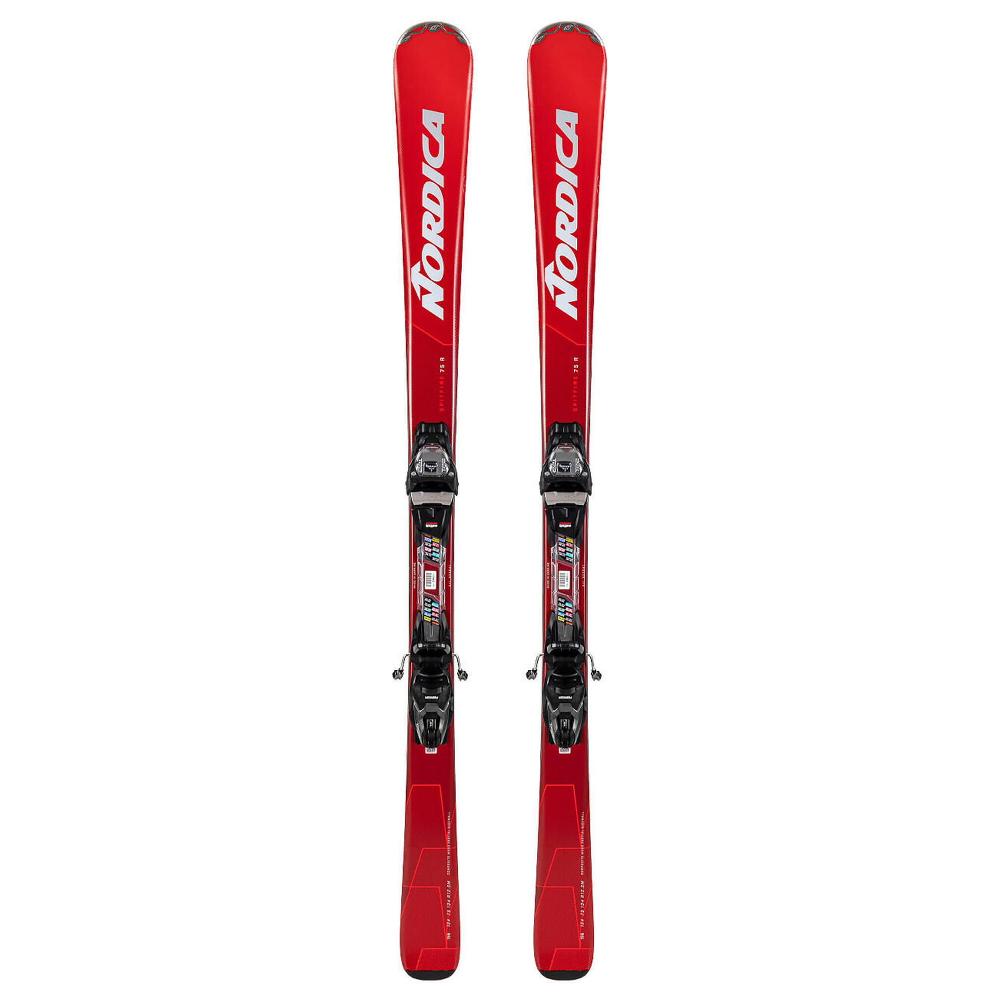 Narty męskie NORDICA SPITFIRE 75R + wiązania MARKER TP2 COMPACT 10 z GRIP WALK