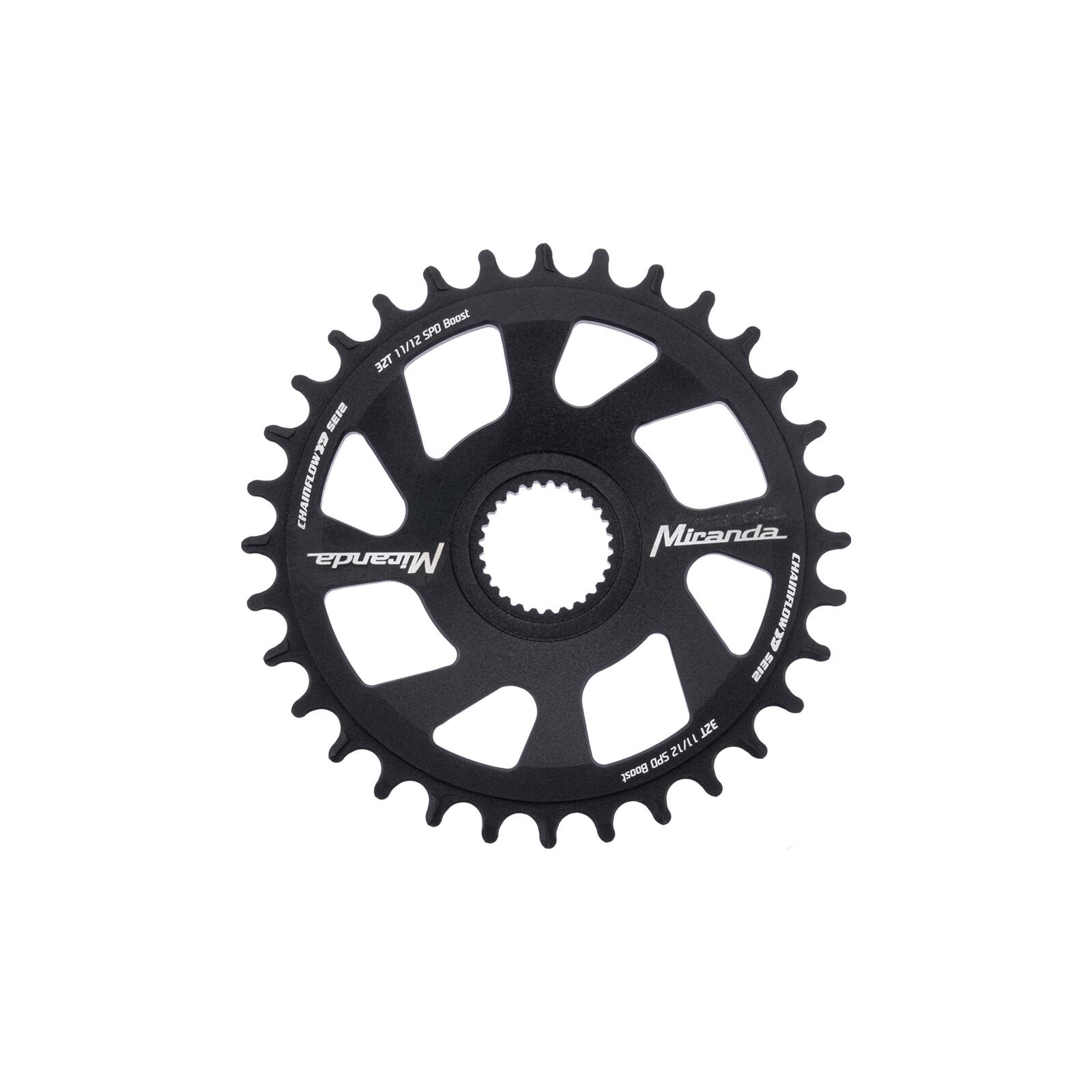 MIRANDA Chainflow 3D SE12 32T aluminium 7075 T6 direct mount 52 mm