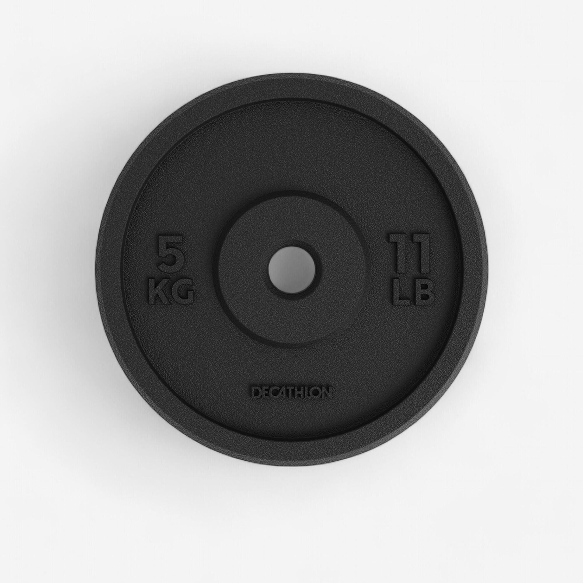 Talerz do treningu siłowego Corength żeliwny 5 kg / 28 mm