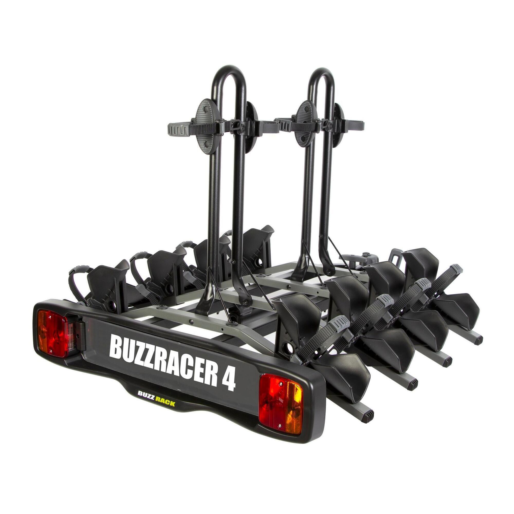 Bagażnik rowerowy Buzzracer 4 na hak – platforma na 4 rowery