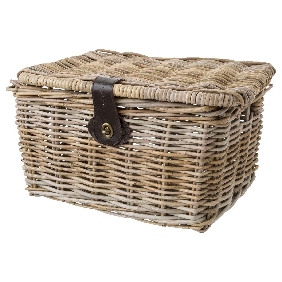 Fastrider SERA BASKET RATTAN MEDIUM NATURAL WITH LID
