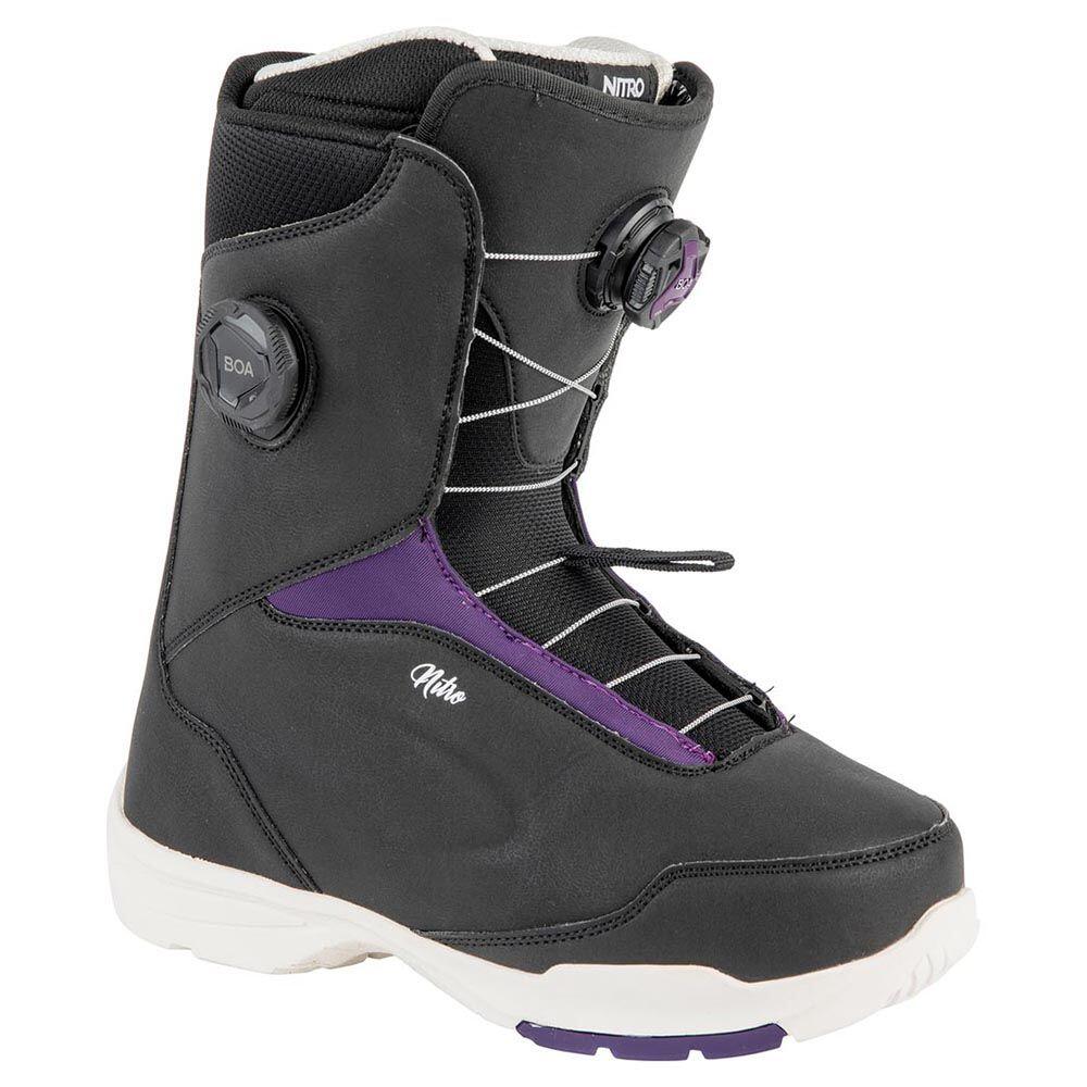 Buty NITRO Scala BOA Czarno-Fioletowe