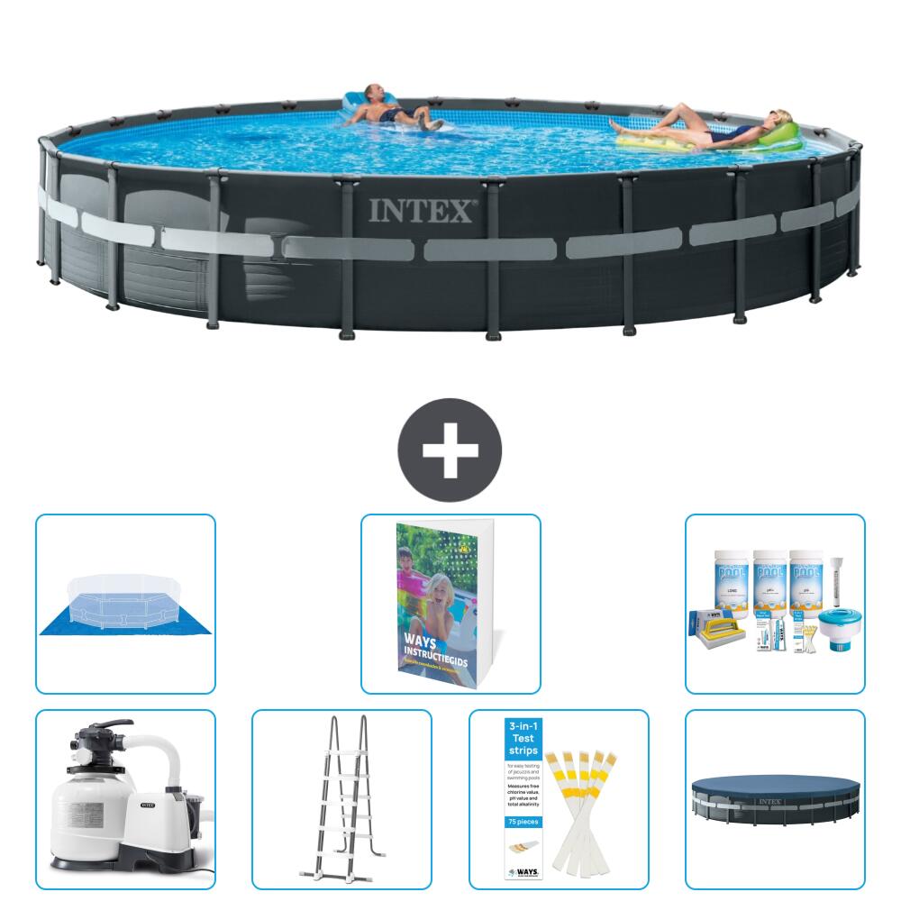 INTEX Basen Ultra XTR Okrągły - 732x132 cm - 8-częściowy S599