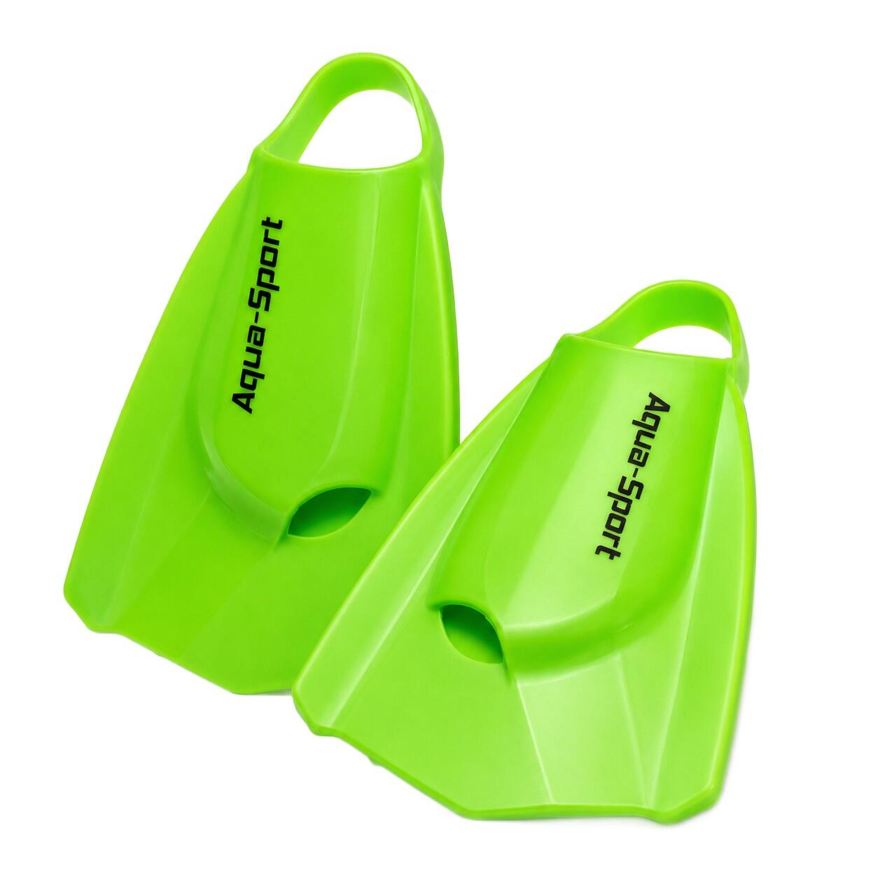 Płetwy treningowe do pływania krótkie na basen Aqua-Sport Fins Pro