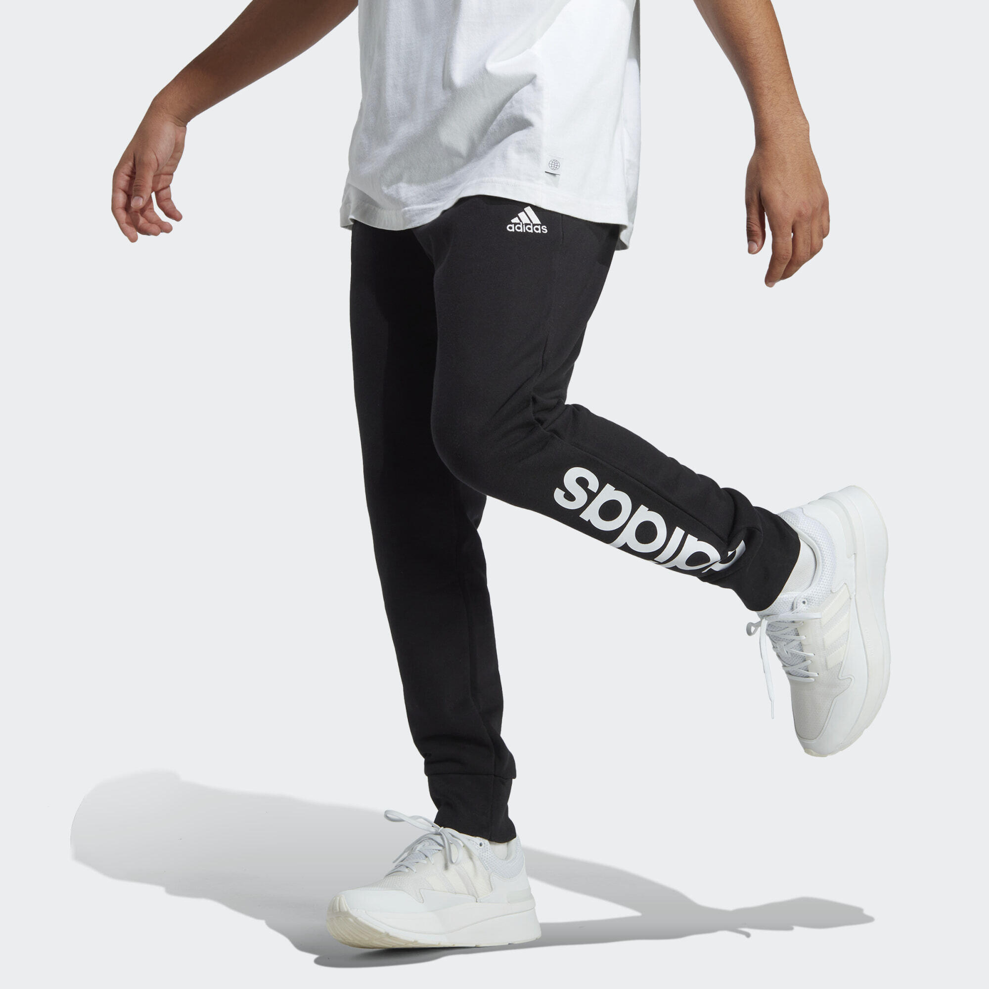 Spodnie dresowe męskie adidas Essentials French Terry Tapered Cuff