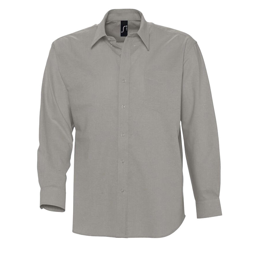 Męska Koszula Oxford Z Długim Rękawem