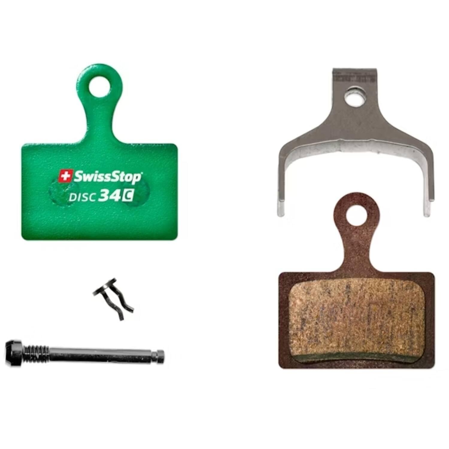 Klocki hamulcowe SwissStop 34C do tarcz kompatybilne z Shimano TRP Tektro Rever