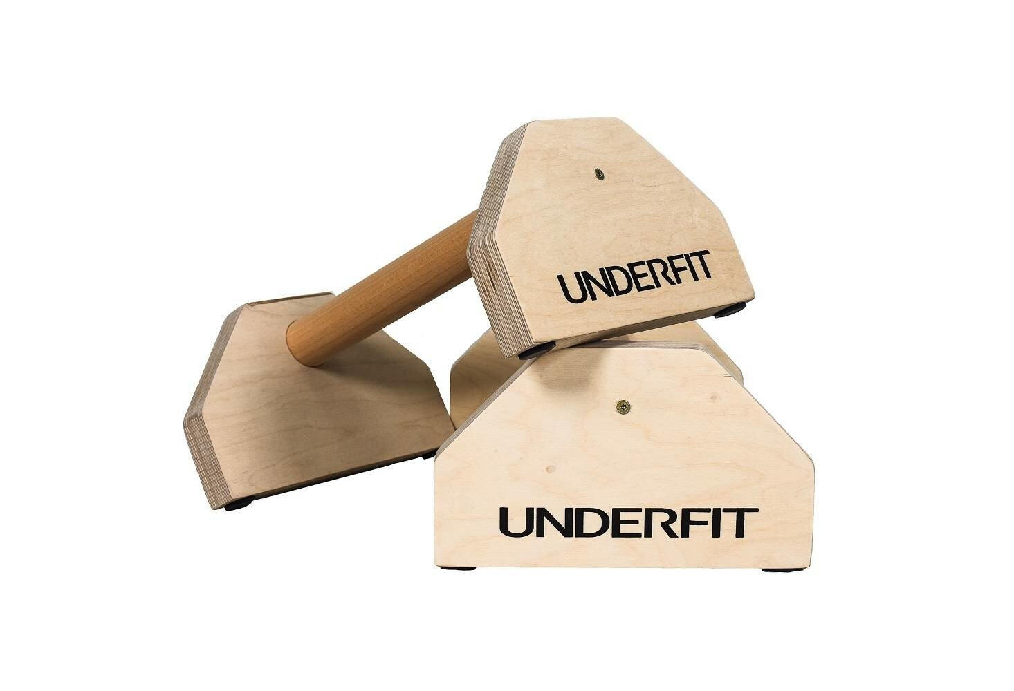 Drewniane uchwyty do pompek paraletki UNDERFIT 50 cm
