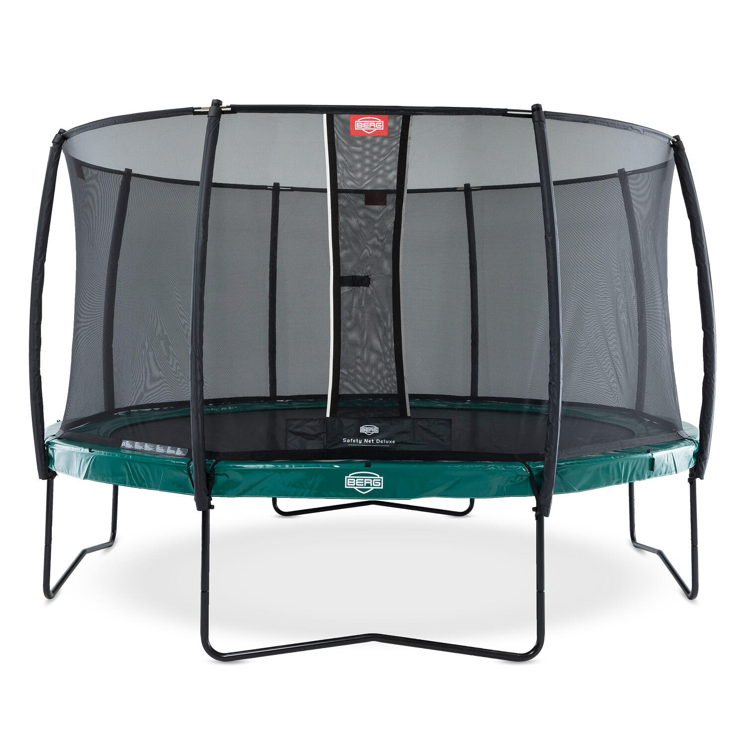 Trampolina Elite Regular 380 + Siatka Bezp. Deluxe Szary