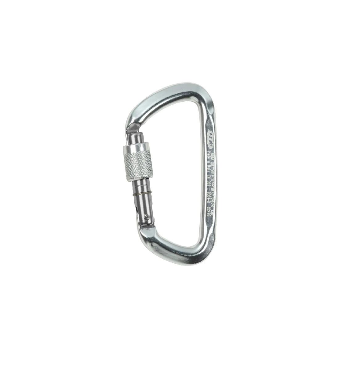 Karabinek do wspinaczki Climbing Technology D-Shape CF SG Screw Gate