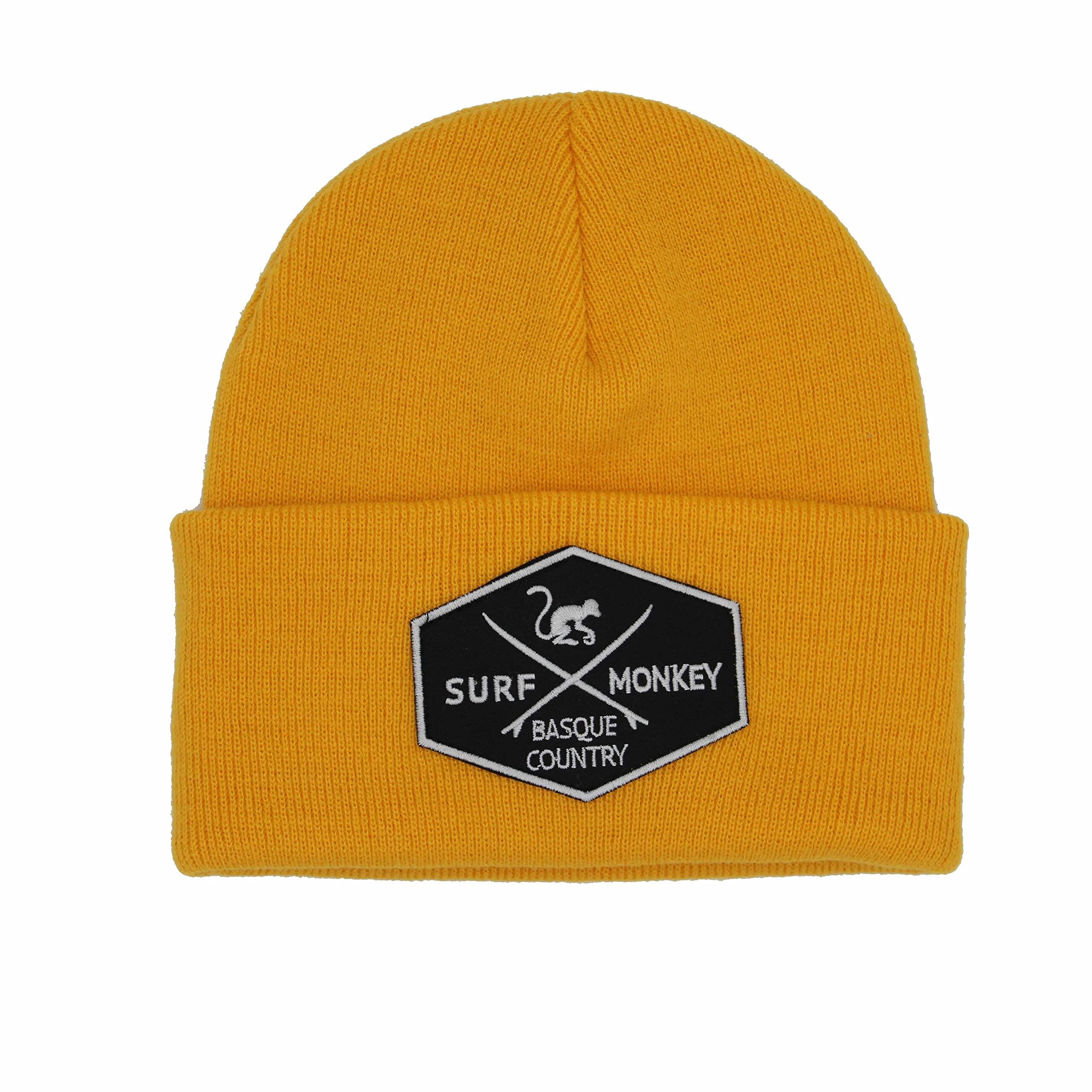 Czapka dzianinowa Beanie - rozmiar uniwersalny - (złota)
