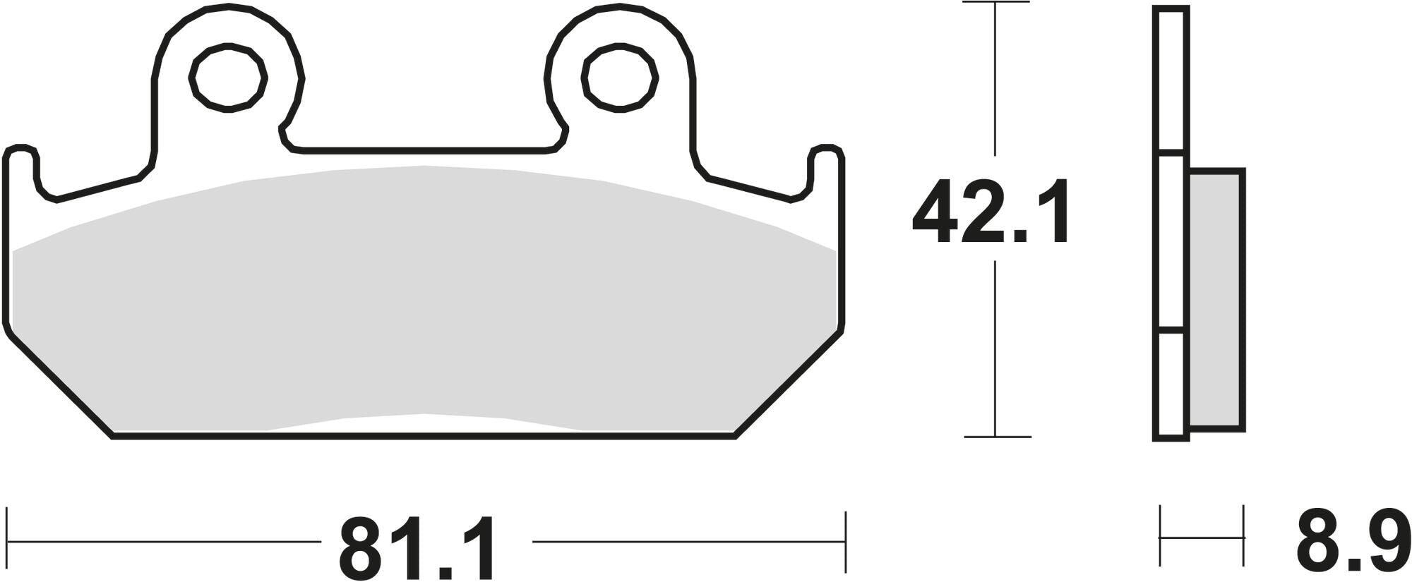 Klocki hamulcowe TRW MCB 562 metal spiekany