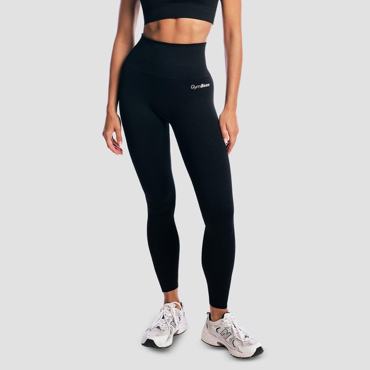 Legginsy damskie fitness bezszwowe GymBabe Black
