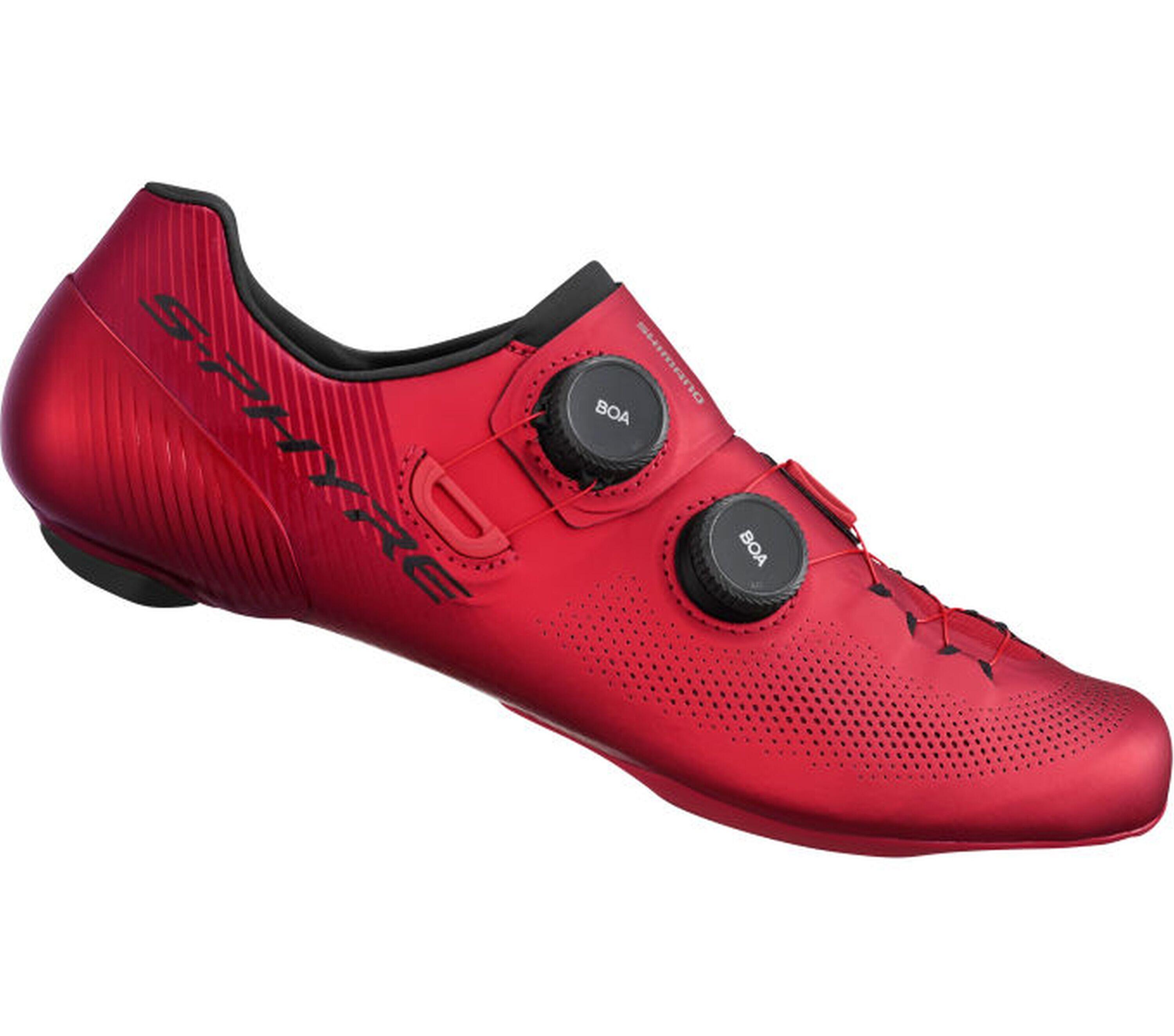 Buty kolarskie szosowe RC903 S-PHYRE, czerwone
