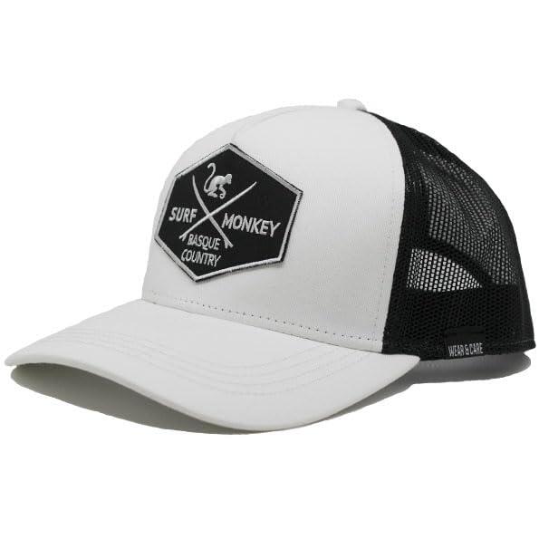 Czapka Trucker - 5 Paneli / Z recyklingu / Jeden rozmiar (Biały/Czarny)