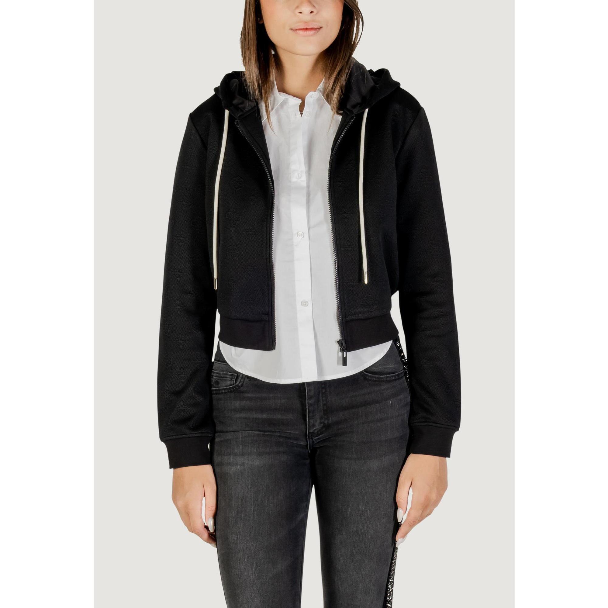Bluza Kobieta GUESS ACTIVE 3D PEONY ZIPPER HOODIE JACKET
