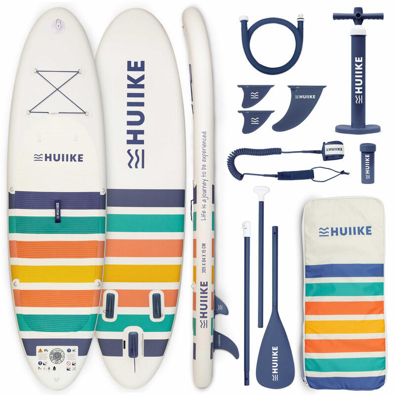 Deska Sup Nadmuchiwana 10’ z Akcesoriami w Zestawie, do 130 kg, Biała