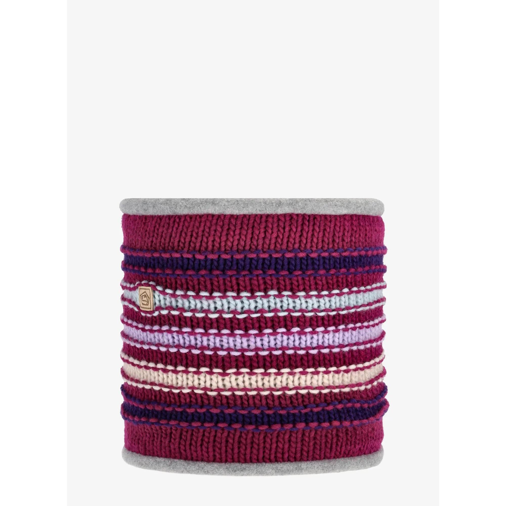 Komin na szyję E9 Tubo Stripe 2.2 - sangria