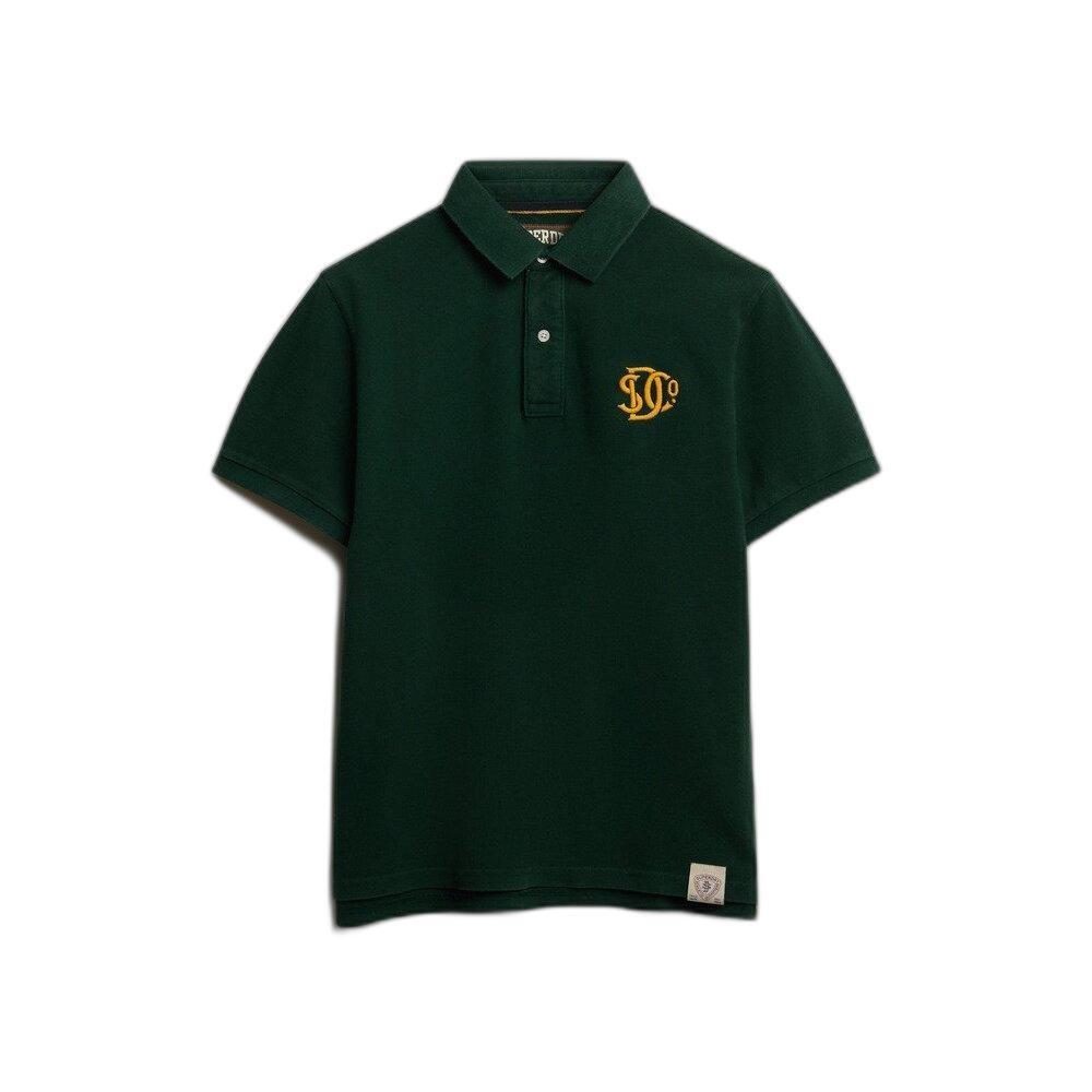 Polo pique z monogramem Superdry