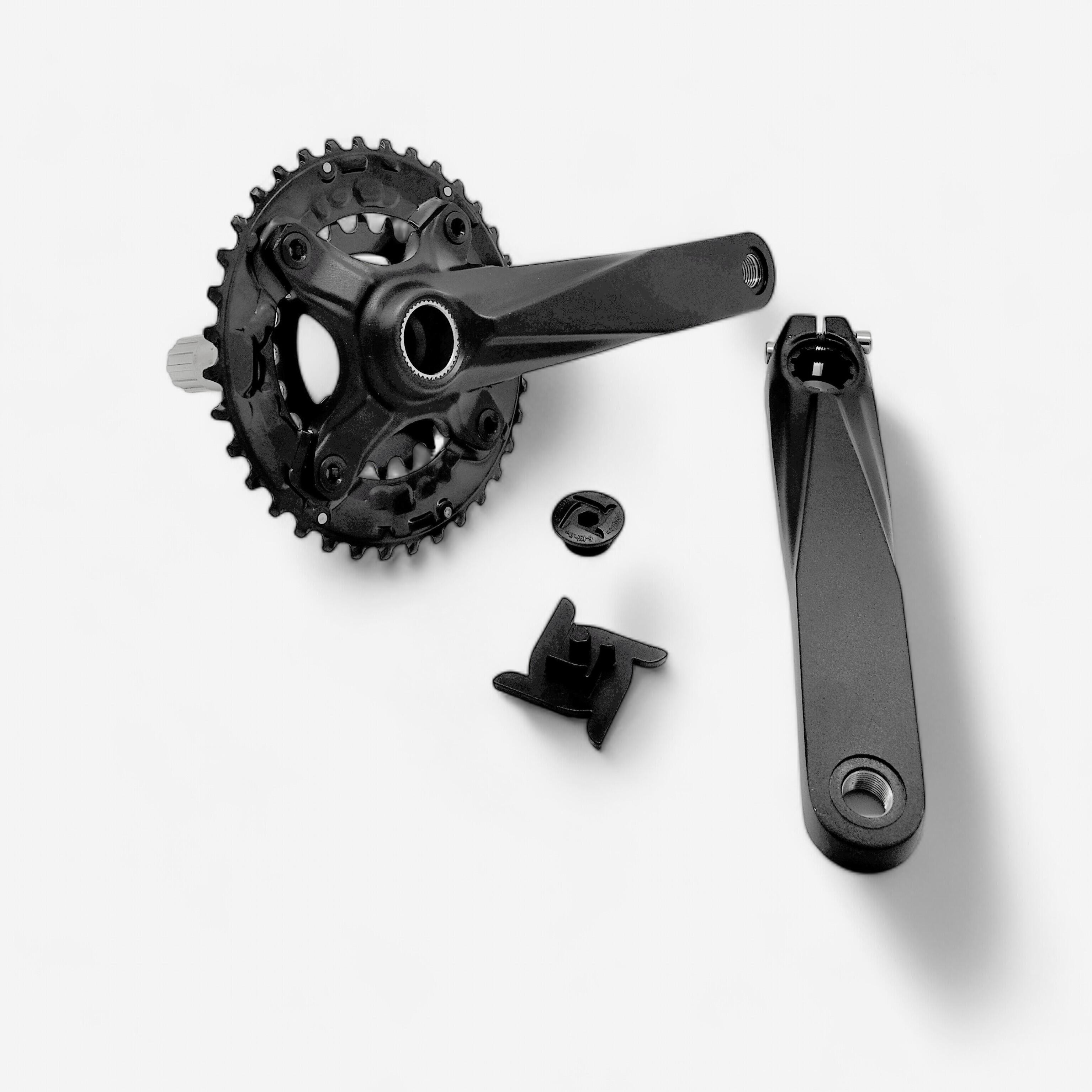 Mechanizm korbowy dwurzędowy Prowheel Raid 501 36/22 9-rz. do sztywnej osi bez suportu